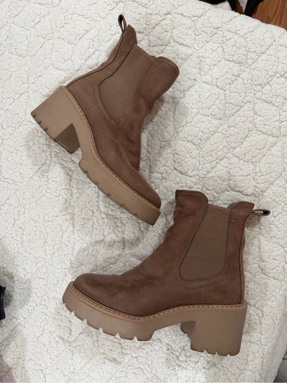 Dolce Vita Chunky Suede Booties